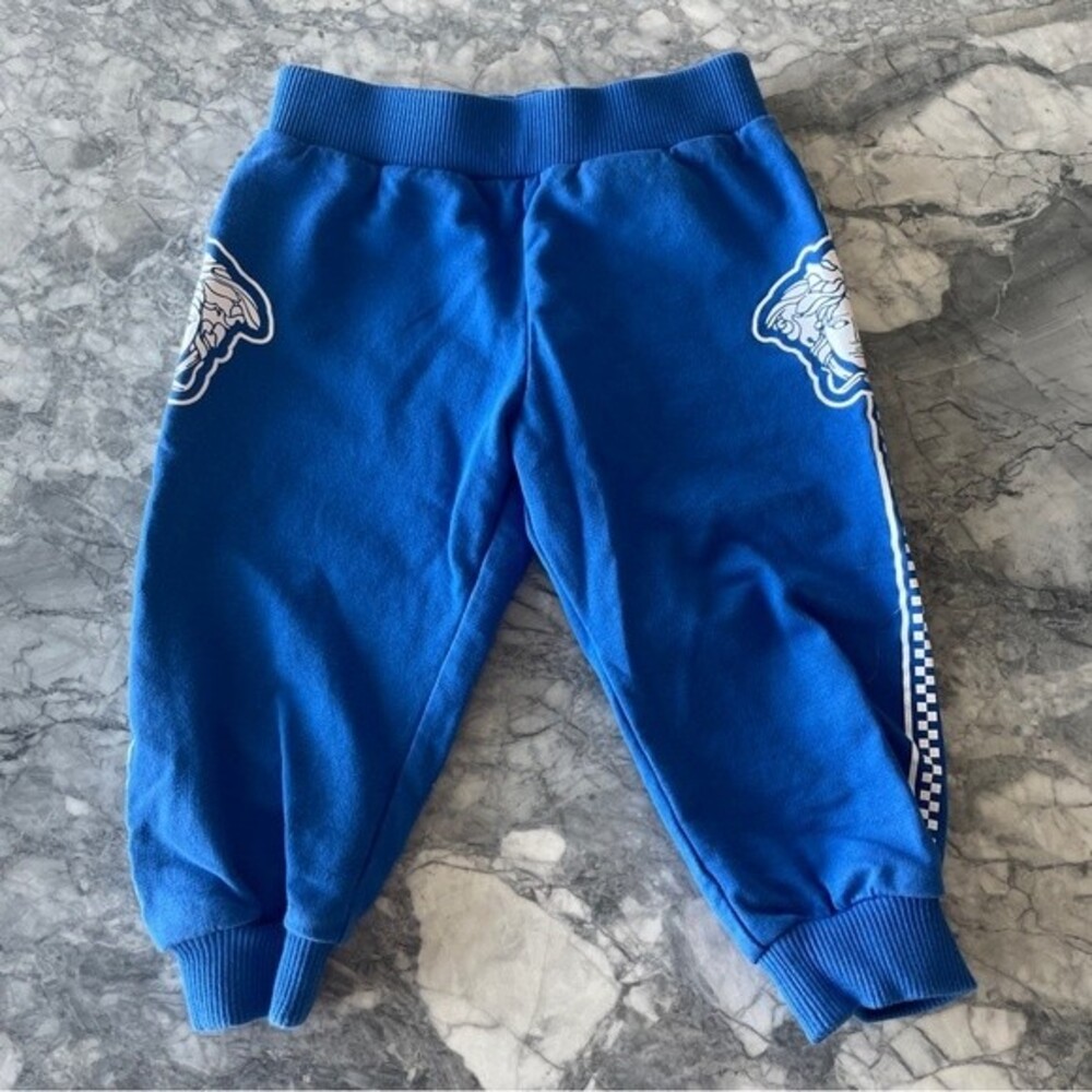 Versace Kid's Medusa Sweatpants 18-24 months Royal Blue